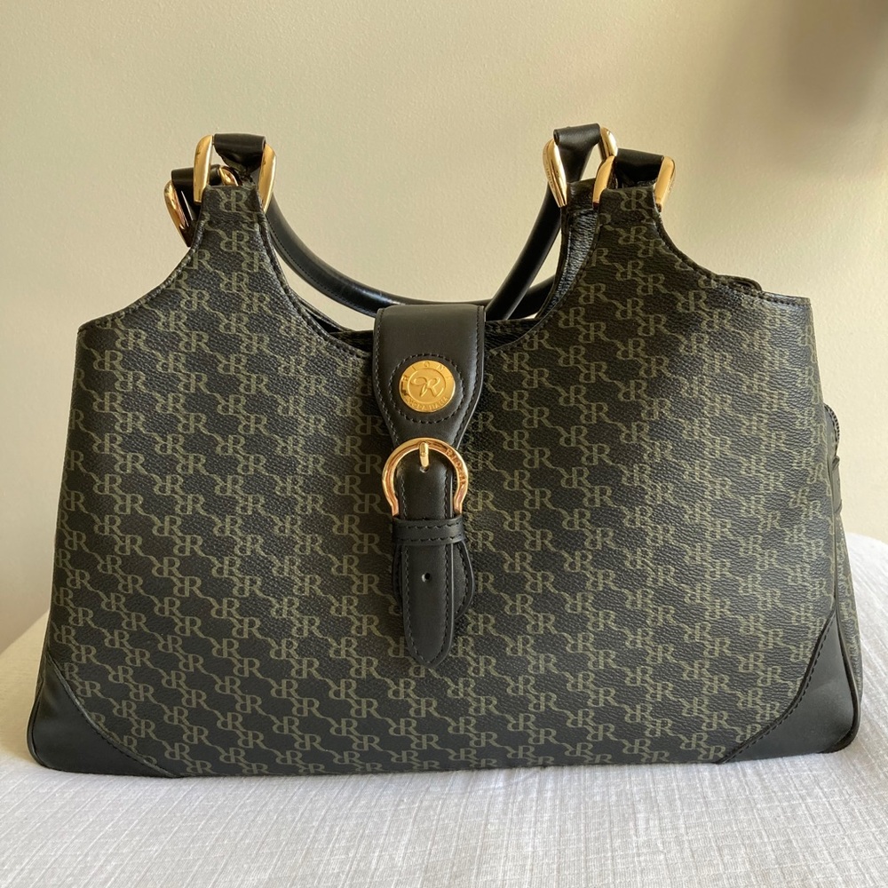 Rioni Italian signature buckle satchel